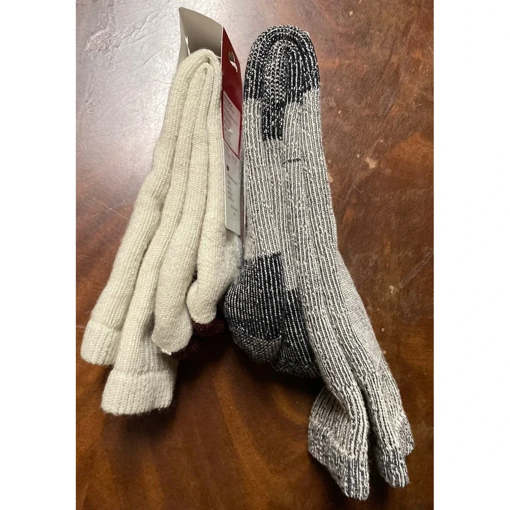 Lot Of 2 Pairs Unisex Size L Fox River Mills Thick Warm Socks Not Quite Perfect